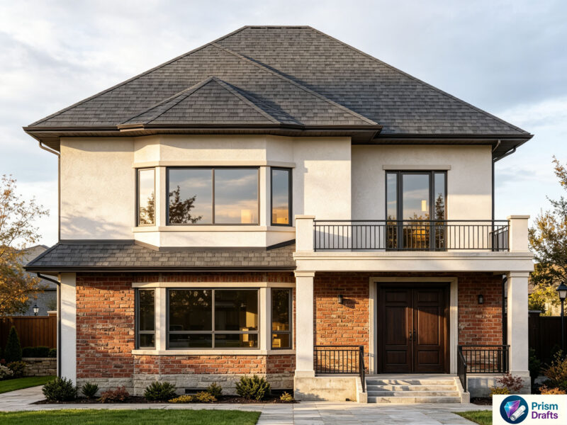 2‑Story Modern Chinese Style Villa CAD Construction Drawings With Basement, Complete Working Drawings for Residential House Building