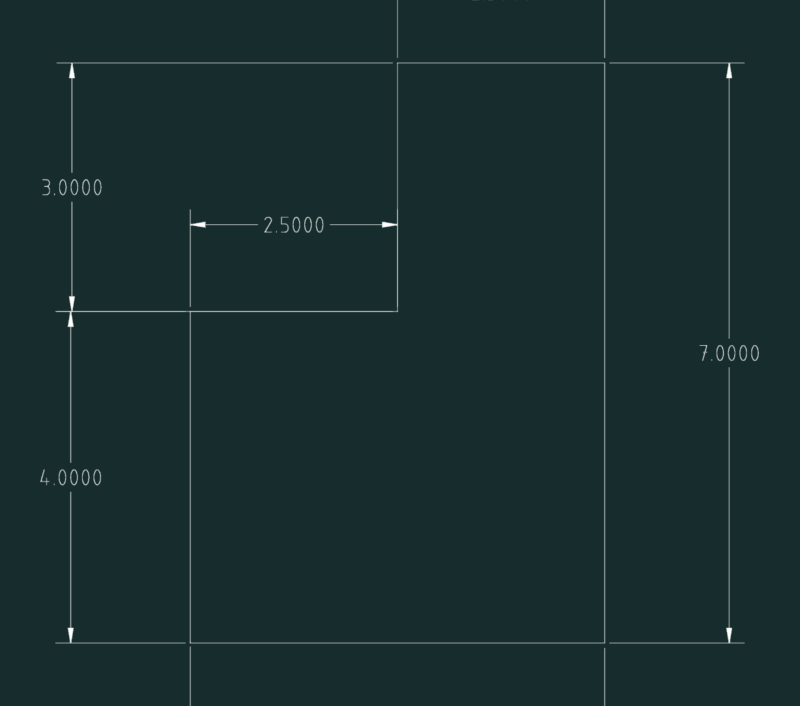 2D Mechanical Part Profile Block