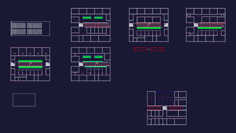 Apartment Building Floor Plans DWG