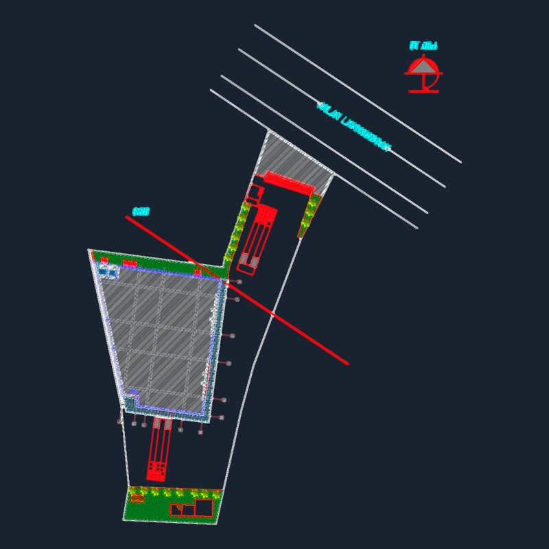 Industrial Workshop Building Plan and Details
