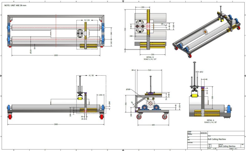 Paper Roll Cutter-Roll Clamp Assy PDF File