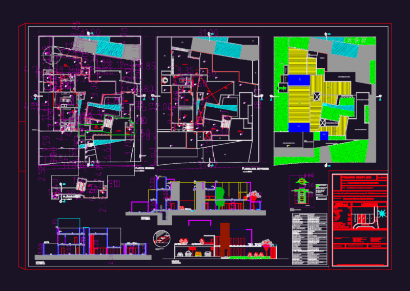 TWO-STORY RESIDENCE PROJECT PIRASSUNUNGA DWG