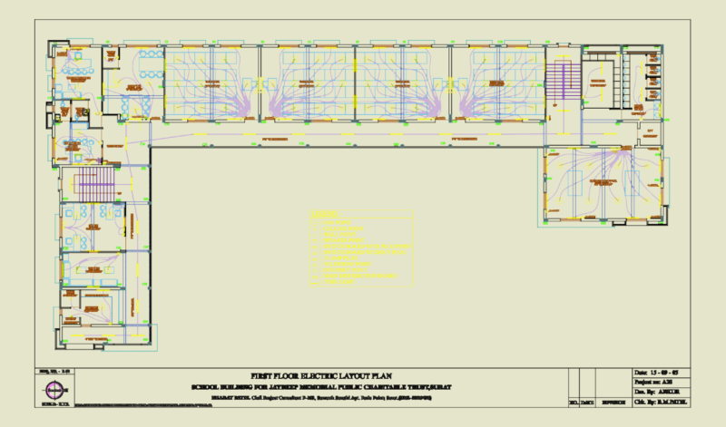 School Electrical Layout Plan