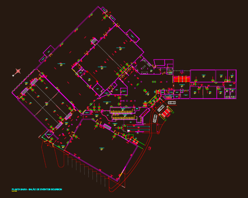 Bourbon events hall floor plan
