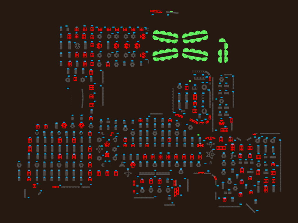 2D CAD plan of a casino gaming floor showing slot machine banks, pit areas, and kiosks.