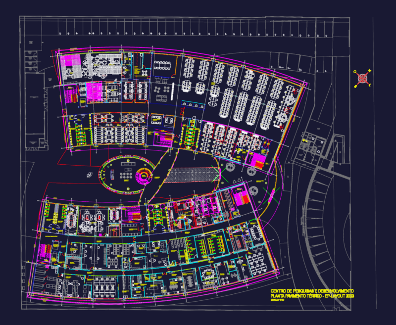 Research and Development Center Floor Plan and Lab Layout