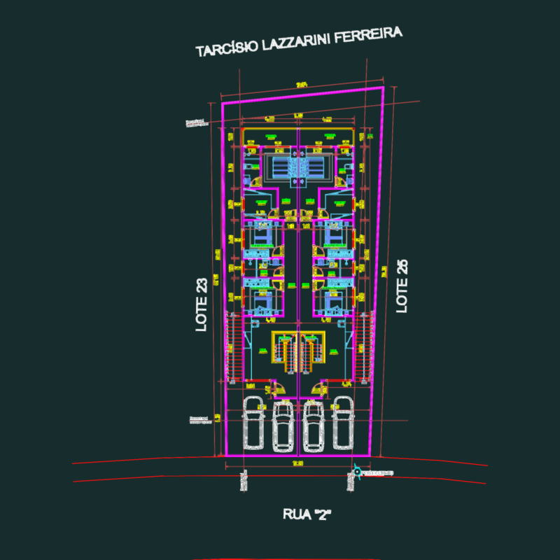 206m² Semi-Detached House Preliminary Design