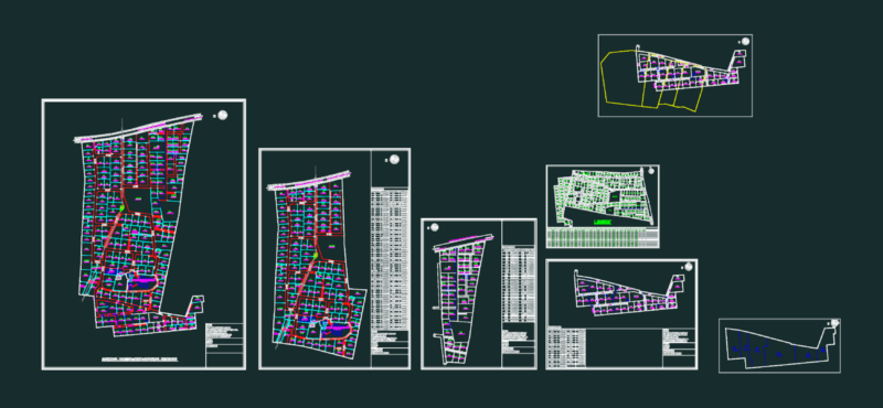 Eagle Ridge Residential Layout Master Plan with Plot Areas
