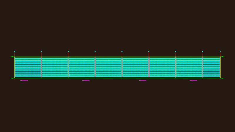 Concrete Bridge Overpass Structural Formwork Details with Transition Slabs and Bearing Pads