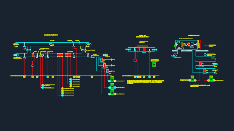 Delta Controls BACnet HVAC schematic for rooftop units and VAV