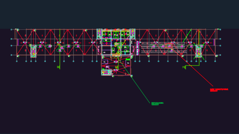 Mechanical Floor Plan with AHU Units and Solar Installation