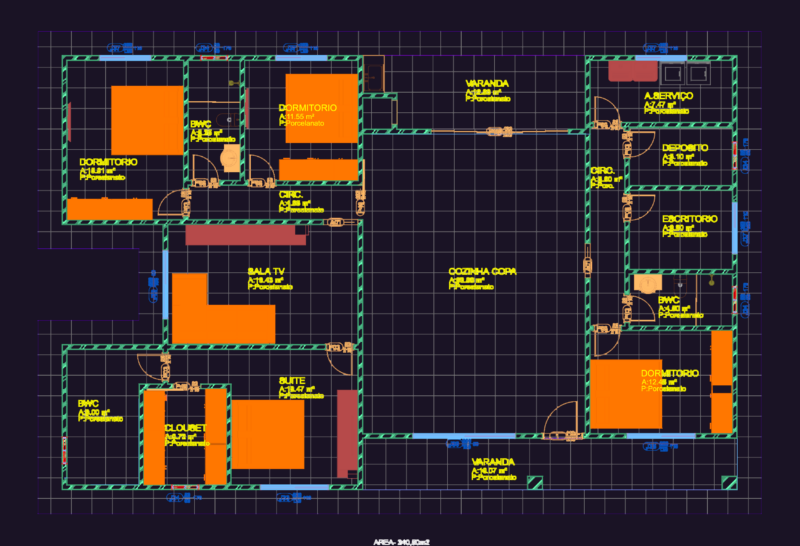 FIORELO 240m2 HOUSE PLAN
