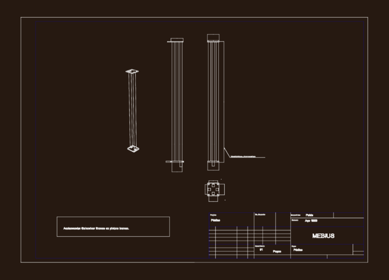 Steel Portico Structure Detail