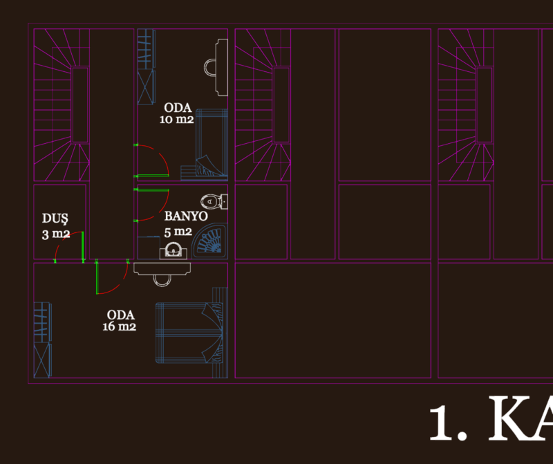 Villa study floor plans