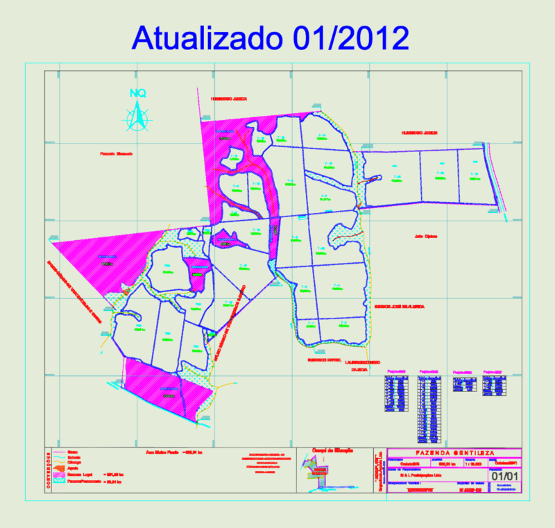ENGEPLANT FAZENDA GENTILEZA 955ha Map