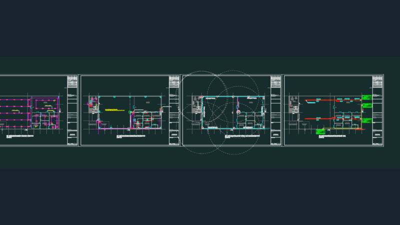 Factory E5 renovation fire fighting and alarm plans