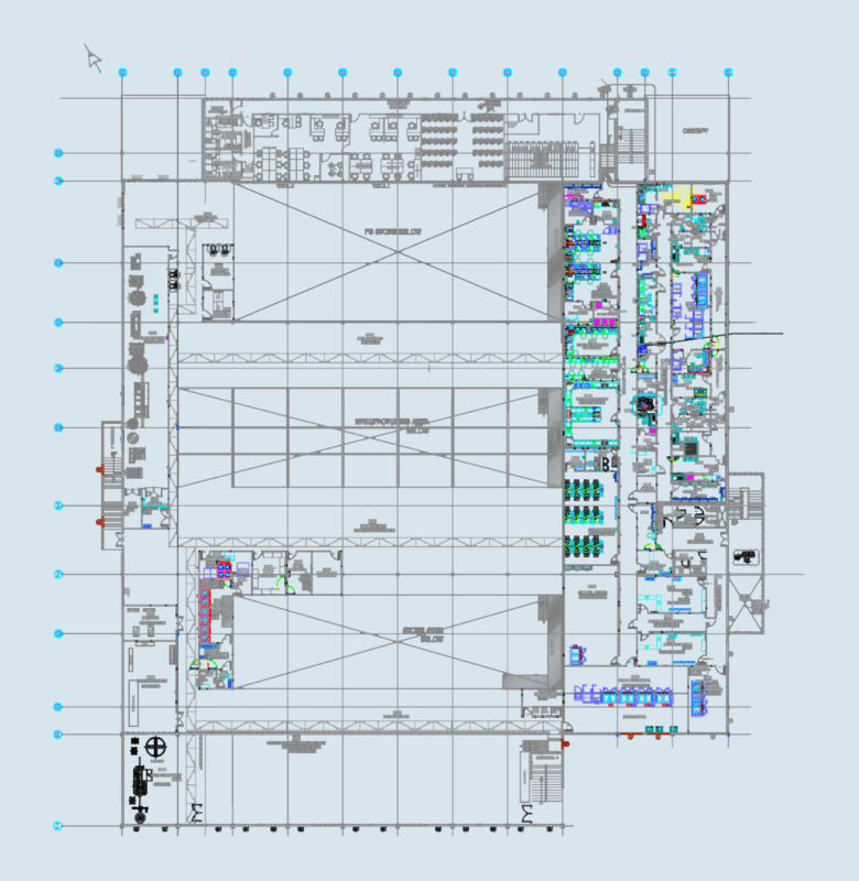 First Floor Pharma Lab Machine Placement Layout