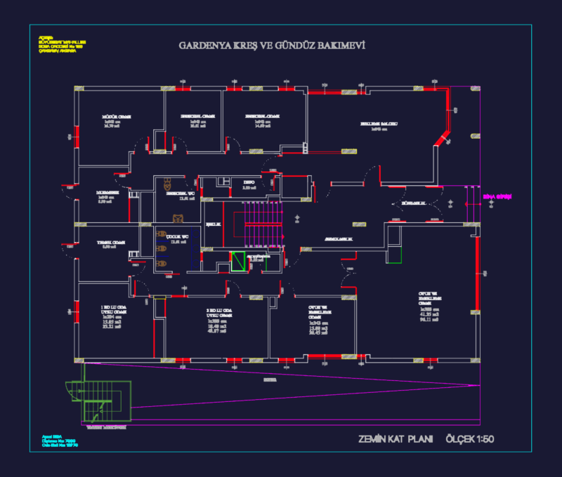 Gardenya Nursery and Daycare Full Architectural Plan Set