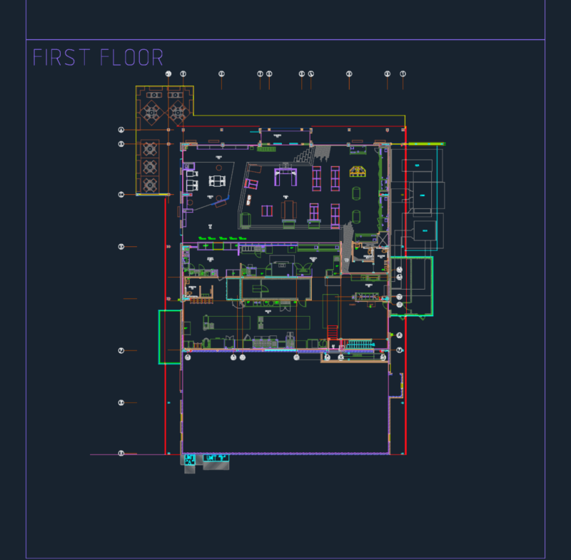 McGeorge Architecture Foodlove Retail Hall Plans