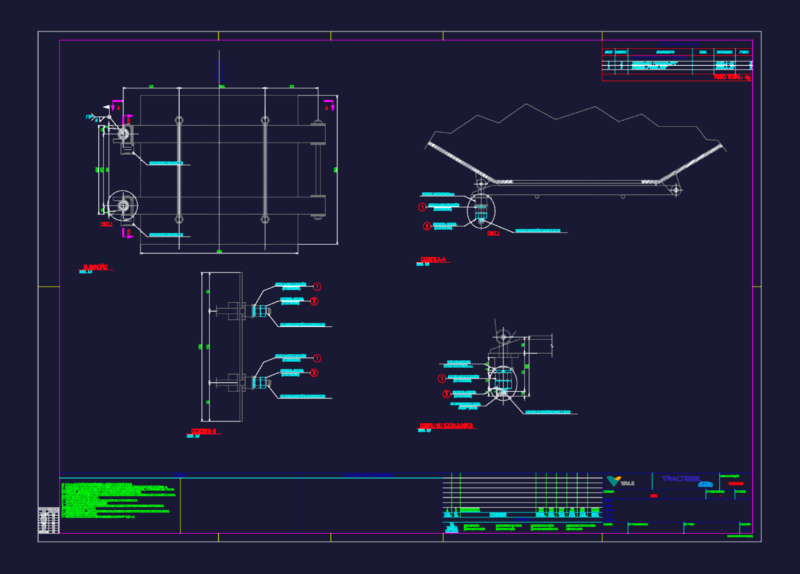 Crusher Maintenance Hatch Lockout and Fastener Detail Drawing
