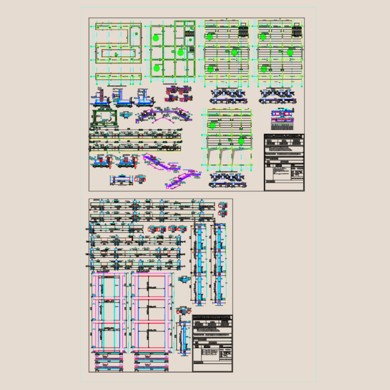 Structural drawings for R+2 house