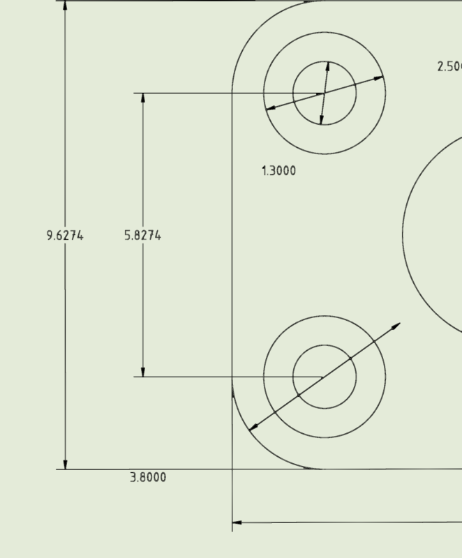 Mechanical Mounting Plate Detail