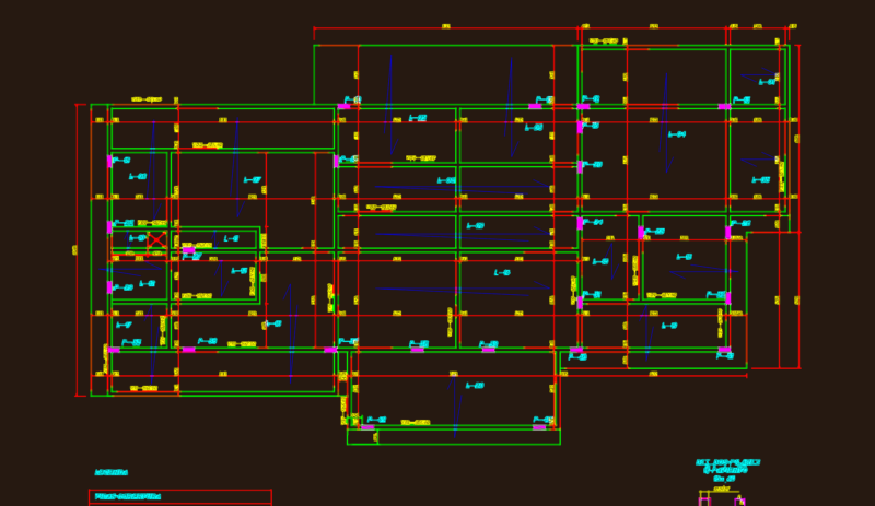Residential Structural Design Including Foundation Piles and Beam Details