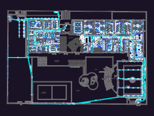 School Electrical Layout with Substation and Generator Details