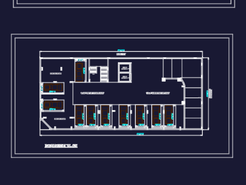 Multi-Story Apartment Building Floor Plans with Basement Parking