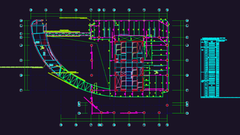 2nd Floor Structural Plan