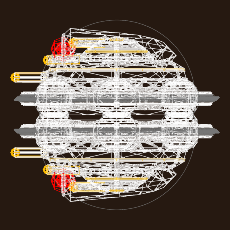 3D mechanical assembly for eclaireur reconnaissance vessel