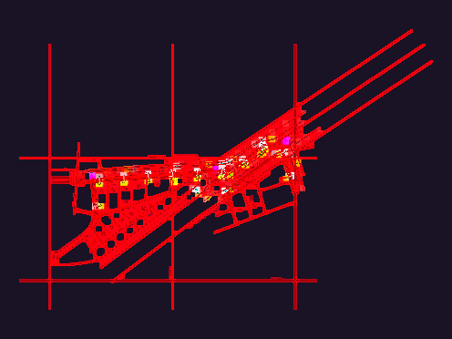 Executive project for sewage network extension and survey points