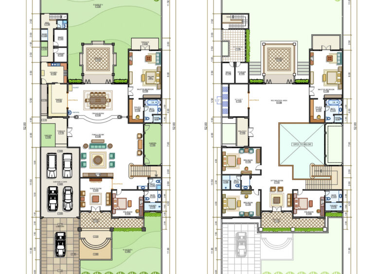 House Plan – G.F – F.F