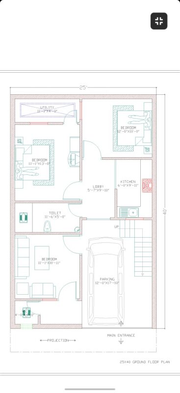 architectural dwg drawing