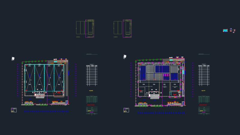 Factory Warehouse Workshop DWG