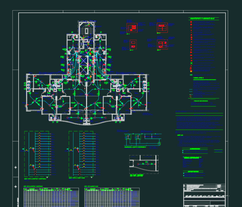 ELECTRICAL LAYOUT FOR APARTMENT TYPE A