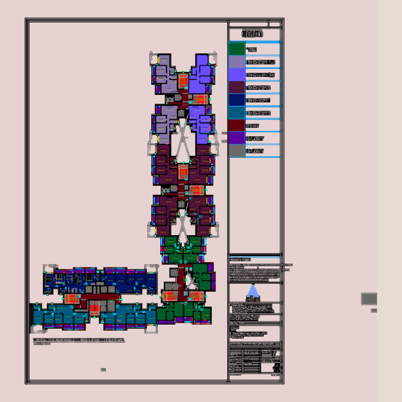 Residential building floor plans