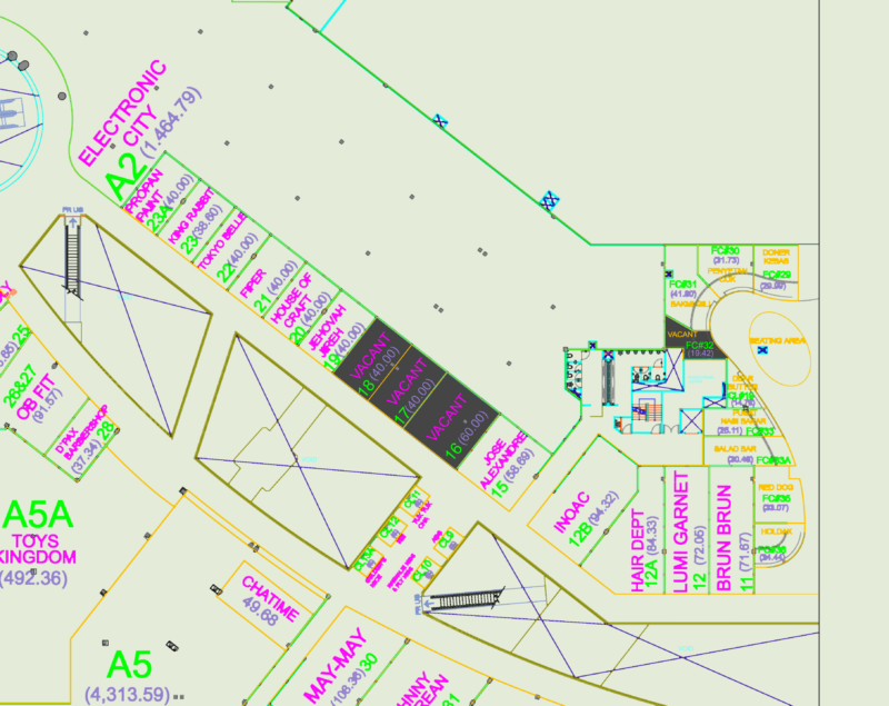 Mall First Floor Plan DWG