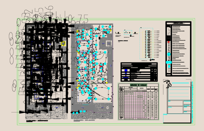 Residential Electrical Plan with Load Schedule