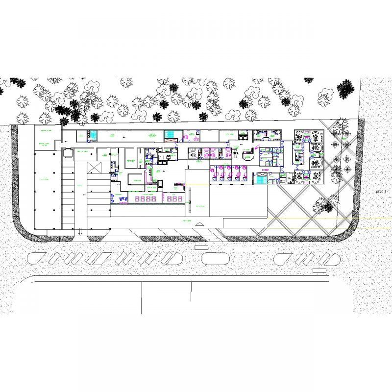 8 Storey General Hospital Plan • Designs CAD