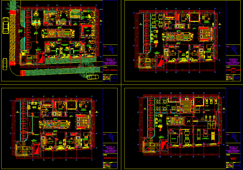 Chef Cooking DWG Section for AutoCAD