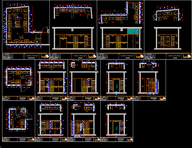 Dressing Rooms Dwg Block For Autocad 26145 