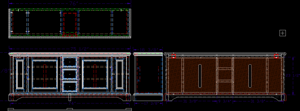 Furniture 2D DWG Block for AutoCAD