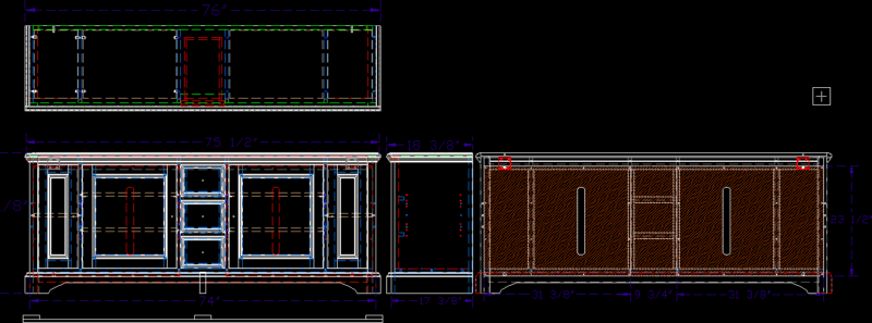Furniture 2D DWG Block for AutoCAD