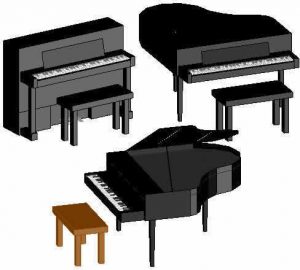 Musical Instruments 3D DWG Model for AutoCAD • Designs CAD