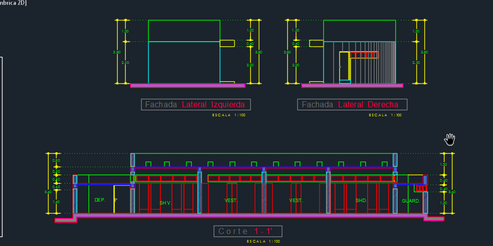 Service Kiosk 2D DWG Design Section for AutoCAD • Designs CAD