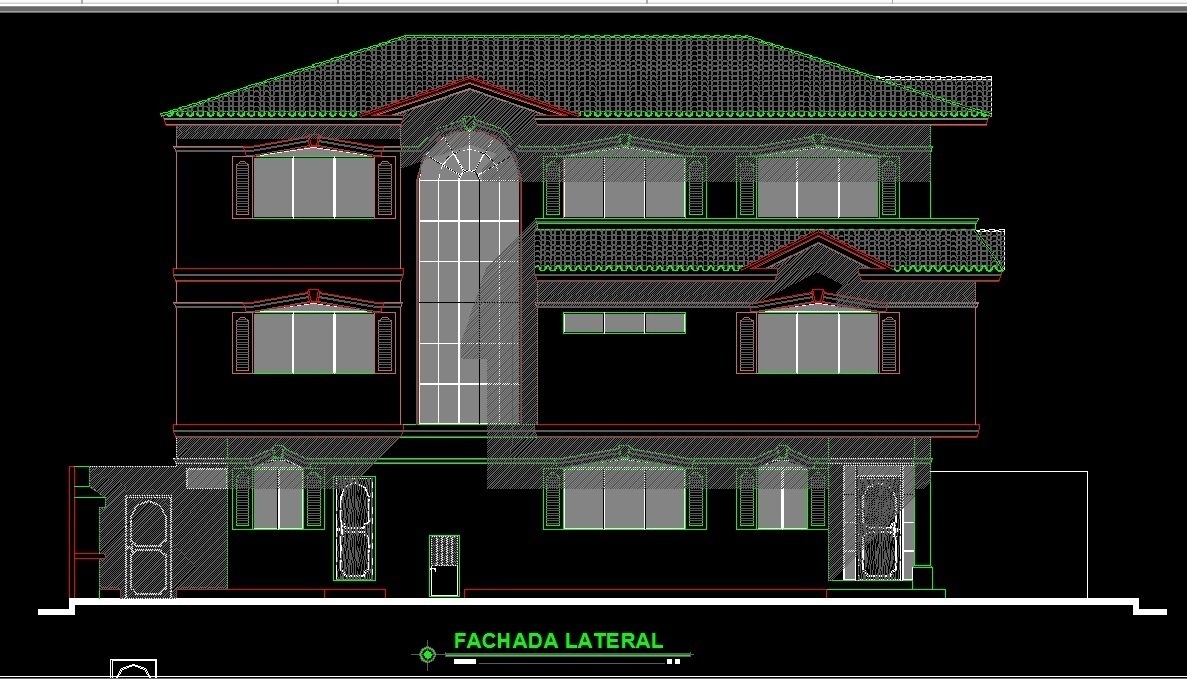 autocad-2d-dwg-file-having-the-exterior-design-section-and-elevation