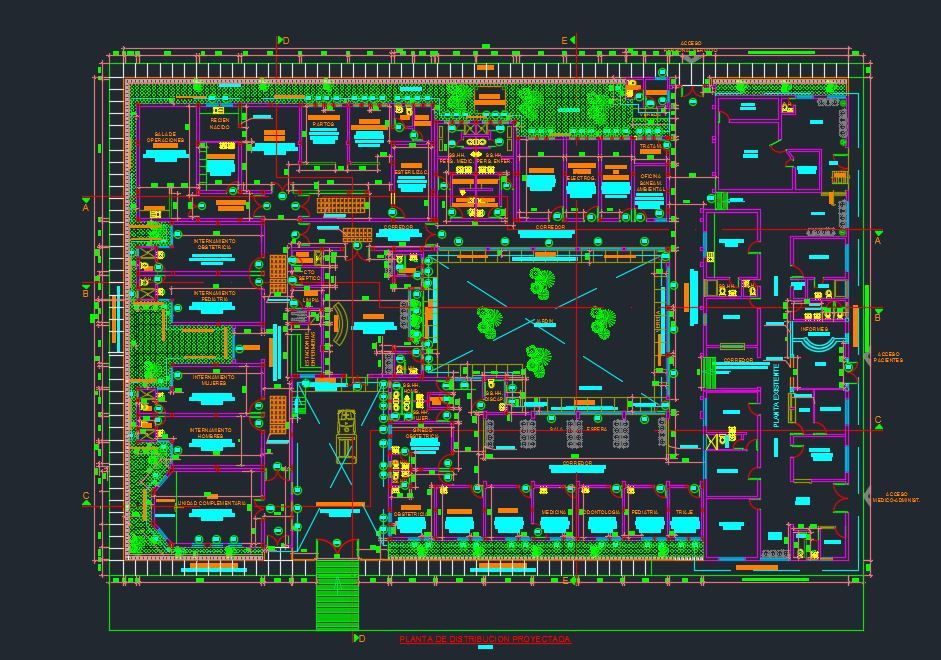 Hospital - Remodelations 2D DWG Full Project For AutoCAD • Designs CAD