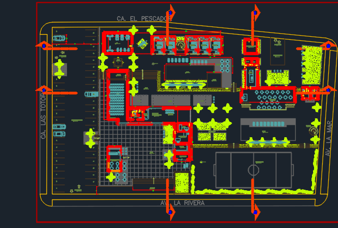 Multifunctional Resort 2D DWG Design Full Project for AutoCAD • Designs CAD