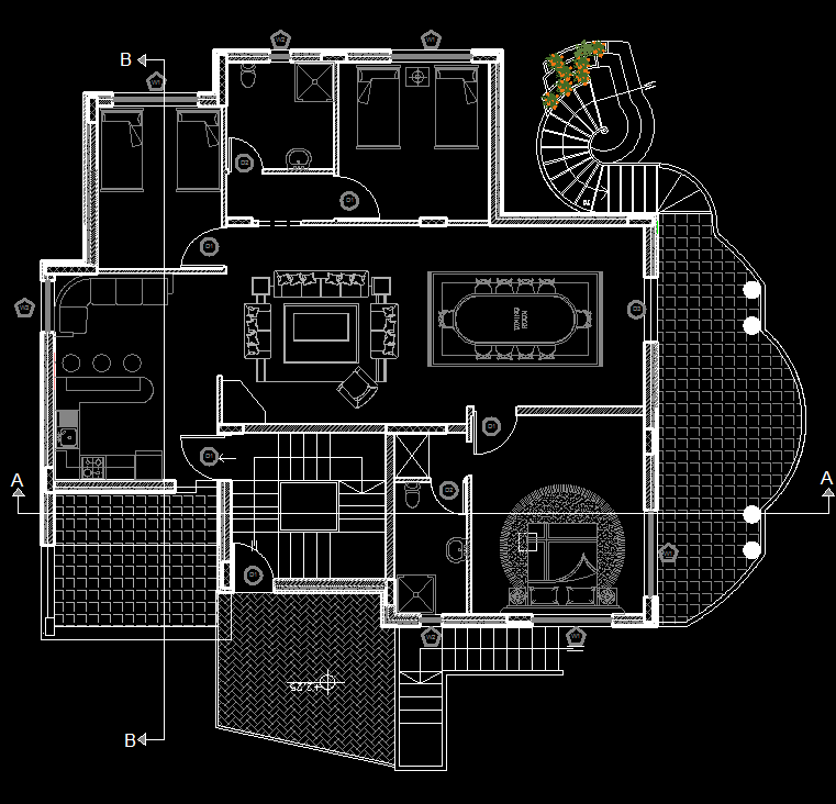 План дома autocad